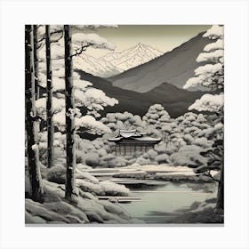 Winter On The Mountains Canvas Print