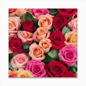 Bouquet Of Roses 1 Canvas Print