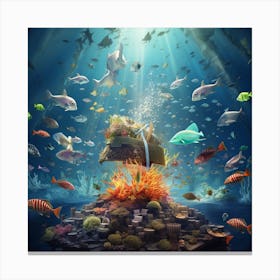 Underwater World Canvas Print