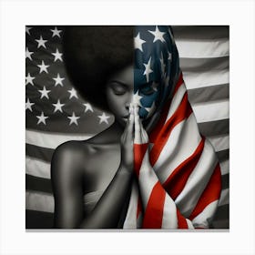 Hope america wall art Canvas Print