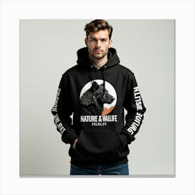 Nature And Wildlife Hoodie Canvas Print