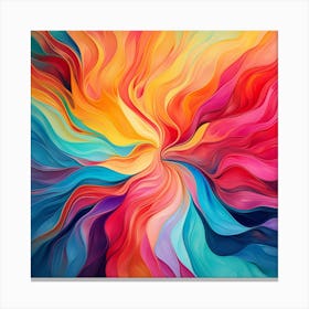 Abstract Colorful Abstract Background 1 Canvas Print