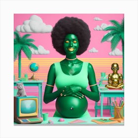 Afrofuturism 1 Canvas Print