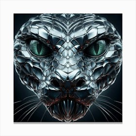 Python Head Canvas Print