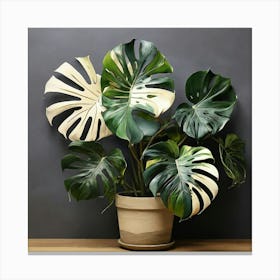 Monstera Plant Canvas Print