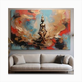 Oriental beauty 2 Canvas Print