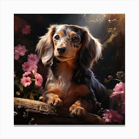 Dachshund 8 Canvas Print