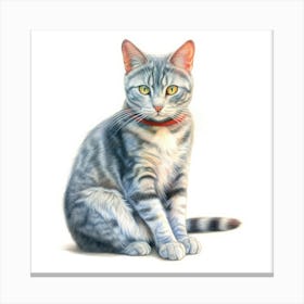 Raas Cat Portrait 3 Canvas Print