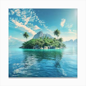 Island Canvas Print