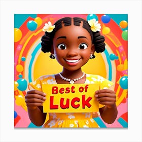 Best Of Luck 2 Canvas Print