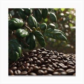 Coffee Beans 146 Canvas Print