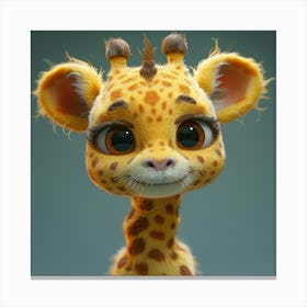 Baby Giraffe 2 Canvas Print