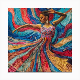 Latin Dancer Canvas Print