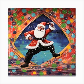 Santa Dance Canvas Print