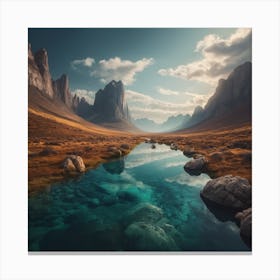 Pristine Landscape Canvas Print