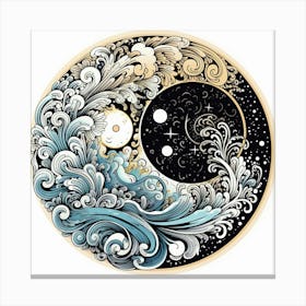 Yin Yang Symbol 42 Canvas Print