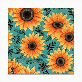 Sunflowers 14 Canvas Print