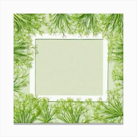 Frame With Dill 1 Canvas Print