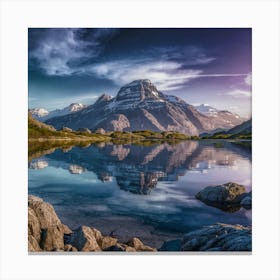 Reflection In The Lake Canvas Print