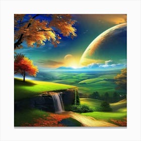 Landscape Painting 177 Canvas Print