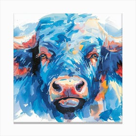 Bull Painting Canvas Print