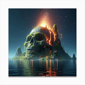 Island Of Fire 6 Canvas Print