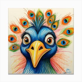 Peacock 57 Canvas Print