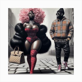 Man And A Woman 1 Canvas Print