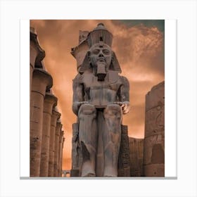 Egyptian Statue 11 Canvas Print