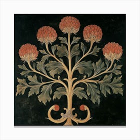 Thistle Tree Art Canvas Print