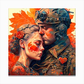 Soldier'S Love Canvas Print