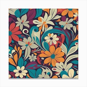 Floral Pattern 9 Canvas Print