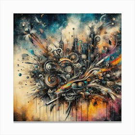 'The City' 2 Canvas Print