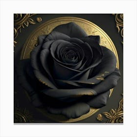 Black Rose Canvas Print