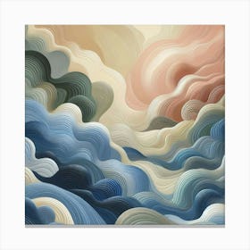 Abstract Clouds 1 Canvas Print