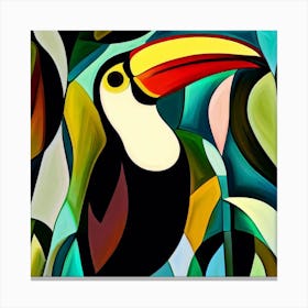 Tucan In Jungle Canvas Print