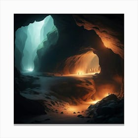 Deep into the Abyss Canvas Print