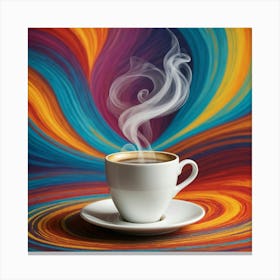 Coffee Splash 4 Canvas Print