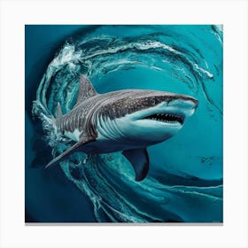 Great White Shark Canvas Print