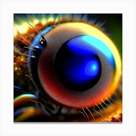 Eye Of A Fly Canvas Print