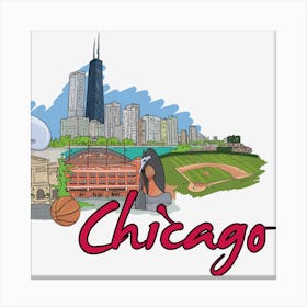 Chicago Skyline Canvas Print