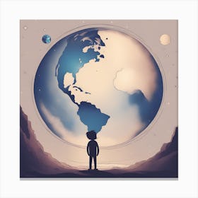 Earth Concept Illustration Canvas Print