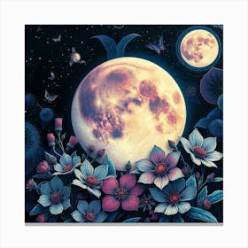 Moon Bliss Canvas Print