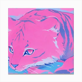 Pink Tiger Canvas Print