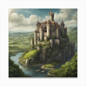 an amazing castle Canvas Print