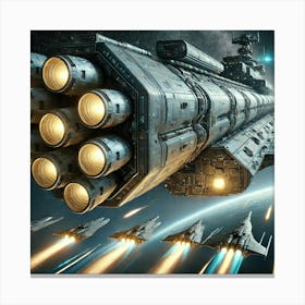 Long Range Missile System Converted Canvas Print