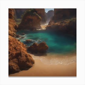 Rocky Beach Canvas Print