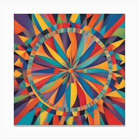 'Sunburst' 4 Canvas Print