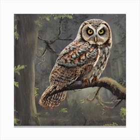 Surreal Owl Canvas Print