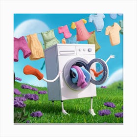 Washing Machine 2 Canvas Print